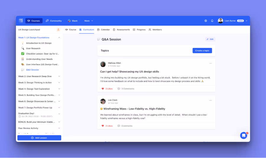 Teachfloor discussion forum 